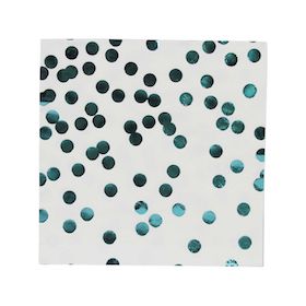 Blue Confetti  - napkins